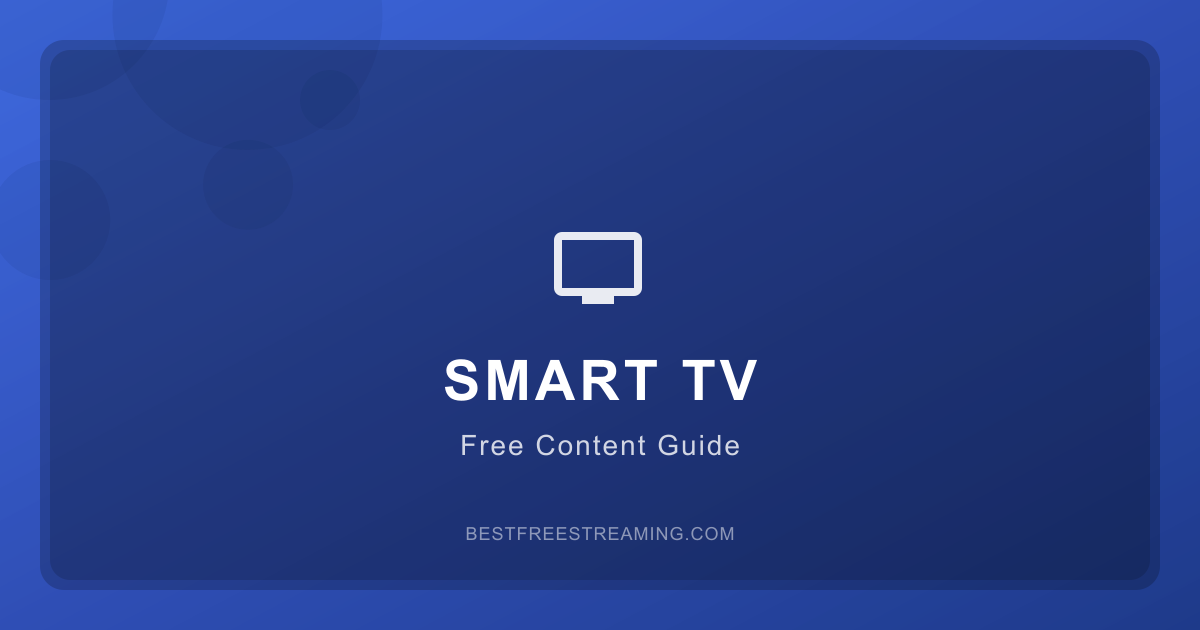 How to Stream Free Content on Your Smart TV