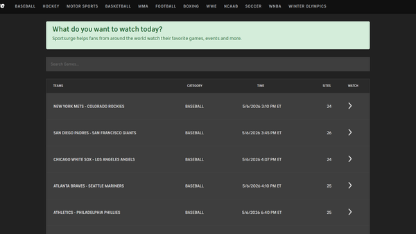 Sportsurge preview