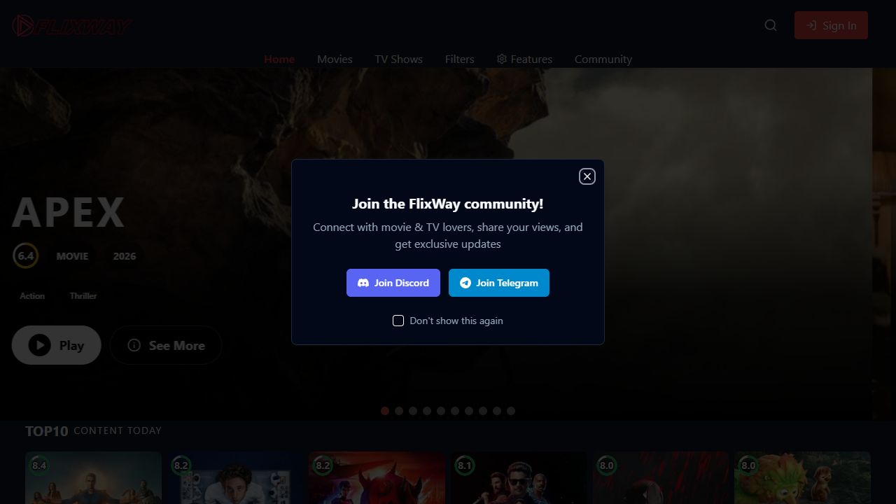 Flixway screenshot preview