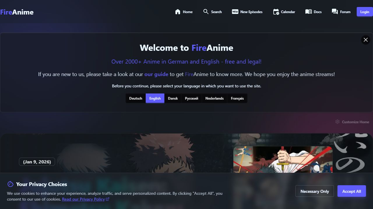 FireAnime preview