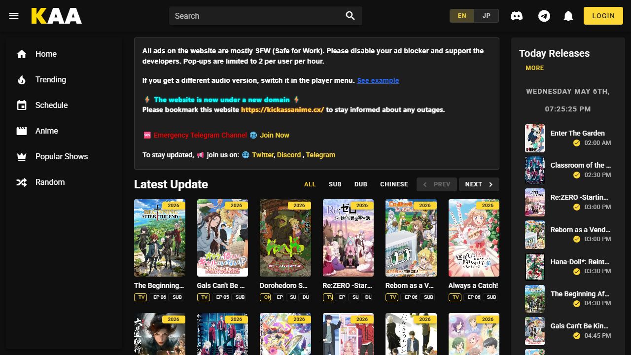 KickAssAnime preview