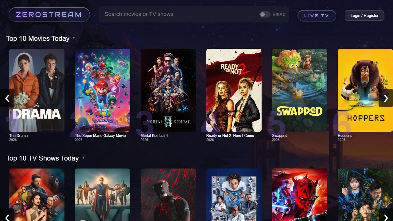 ZeroStream preview